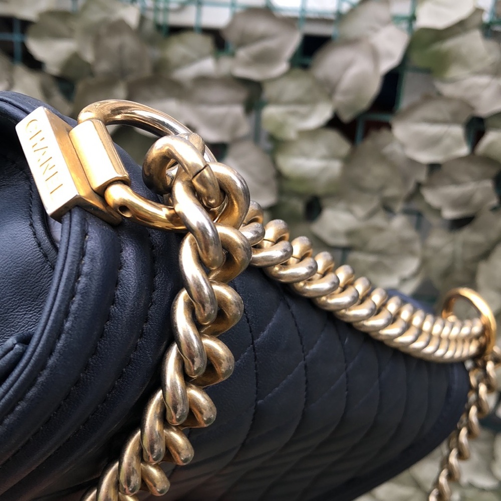 💎✨ celebrity ✨💎 Chanel boy bag quilted 25 crossbody - Picture 8 of 16